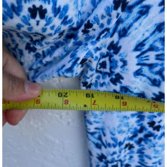 Chicos Womens Simply Mosaic Print Shirt Dress Multicolor Sz 1 - Picture 4 of 10